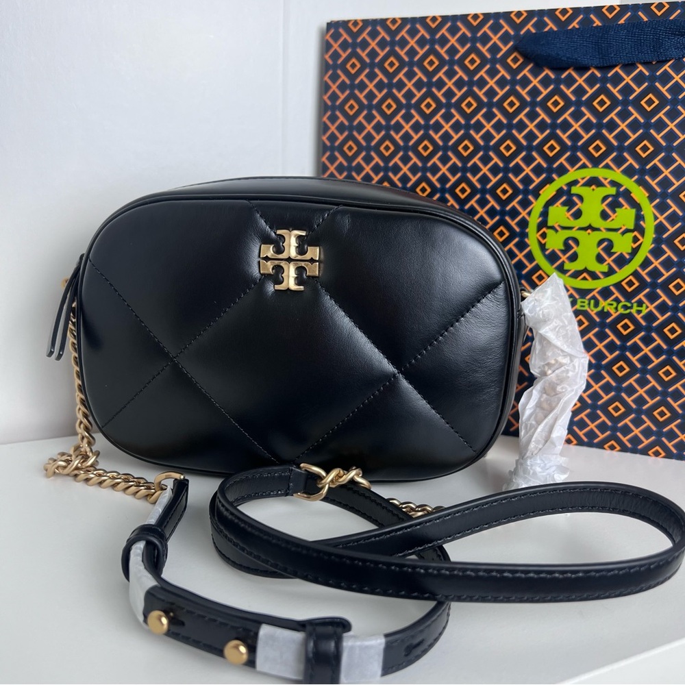 NWT Tory Burch KIRA DIAMOND QUILT CAMERA